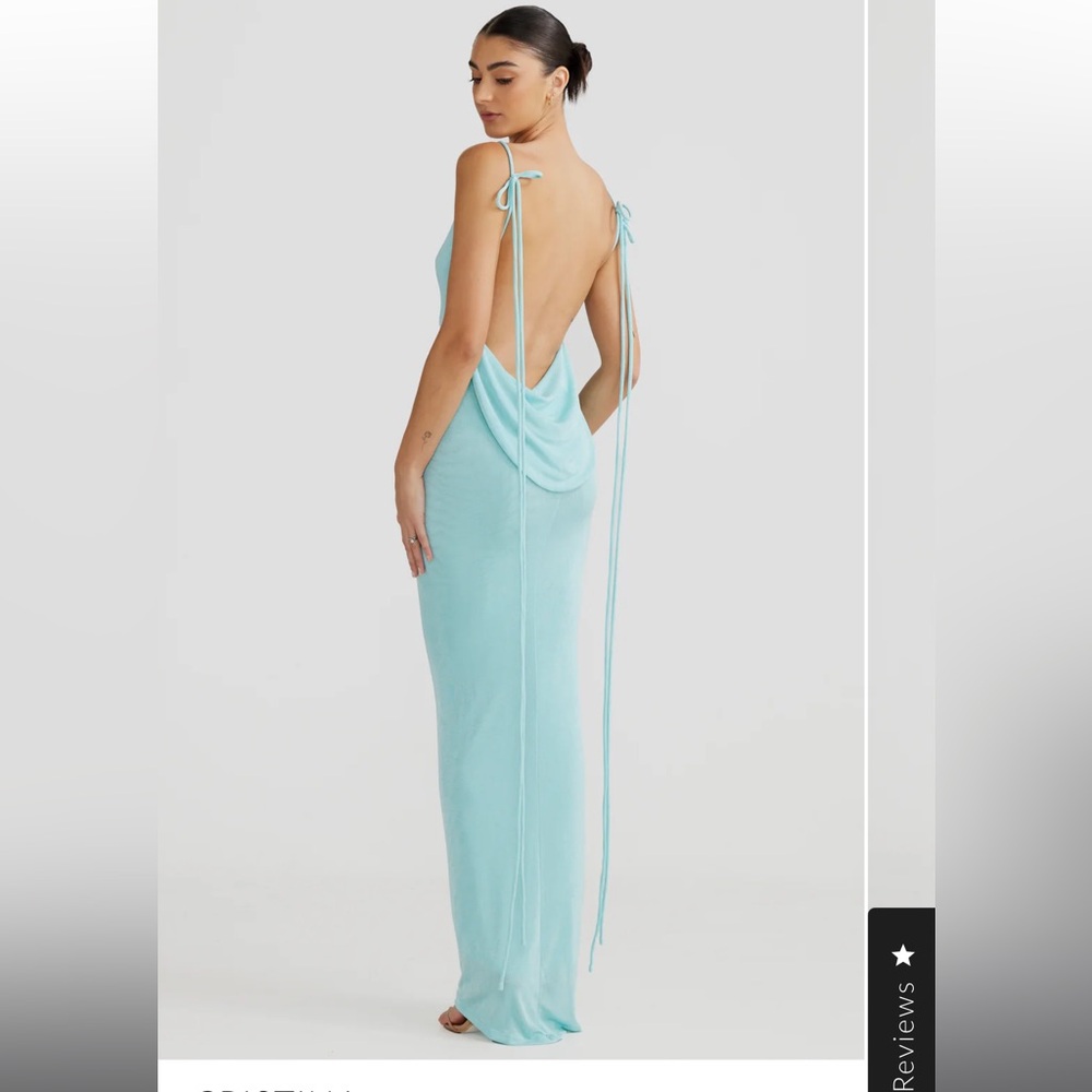 Melani The Label Christina Dress Aqua